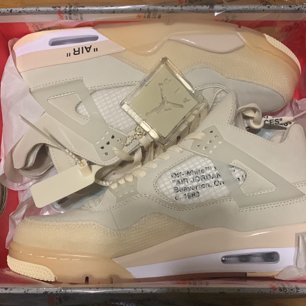 Jordan 4 Retro OffWhite Sail